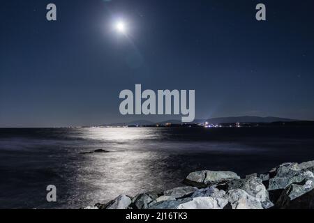 Photos de bord de mer à Primorsko, Bulgarie - fin de l'été Banque D'Images