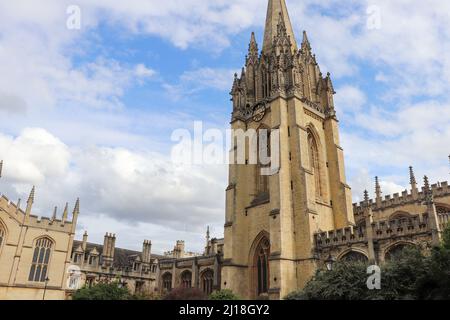 University Church of St Mary The Virgin, Oxford University, Angleterre Royaume-Uni Banque D'Images