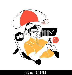 Voyage et livraison Illustration de Vecteur