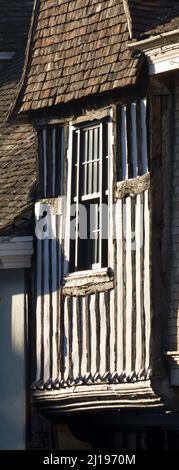 Bâtiment en bois encadré rue Ouest Faversham Kent Banque D'Images