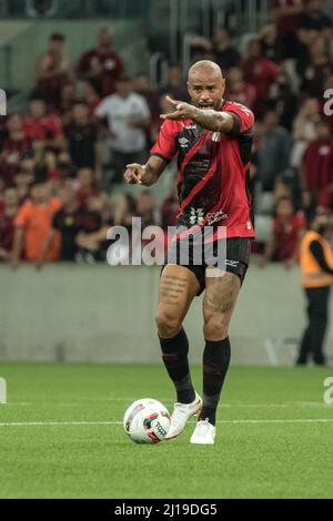 Curitiba, Brésil. 23rd mars 2022. PR - Curitiba - 03/23/2022 - PARANANENSE 2022, ATHLETICO PR X CORITIBA - Thiago Heleno joueur de Athletico-PR lors d'un match contre Coritiba à l'Arena da Baixada stade pour le championnat Paranaense 2022. Photo: Robson Mafra/AGIF/Sipa USA crédit: SIPA USA/Alay Live News Banque D'Images