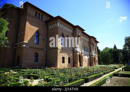 Der Mogosoaia Palast im Brancoveanu-Stil, Bucarest, Rumänien / Mogosoaia Palace, Palatul Mogosoaia, est situé à environ 10 kilomètres de Bucarest, Banque D'Images