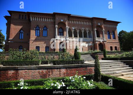 Der Mogosoaia Palast im Brancoveanu-Stil, Bucarest, Rumänien / Mogosoaia Palace, Palatul Mogosoaia, est situé à environ 10 kilomètres de Bucarest, Banque D'Images