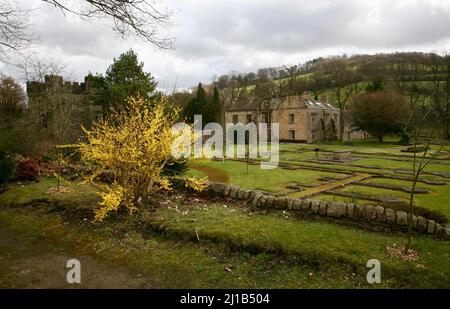 Dans le domaine de l'abbaye de Whalley, Lancashire, Angleterre, Europe Banque D'Images