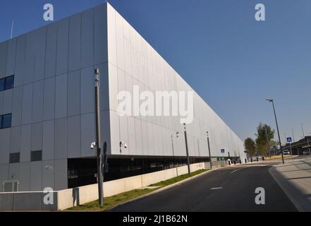 Berlin, Allemagne. 23rd mars 2022. Le terminal 2, qui fait partie de l'aéroport de Berlin Brandenburg 'Willy Brandt', est vu le 3 mars 2022, à Berlin-Schonefeld, en Allemagne. Credit: Ales Zapotocky/CTK photo/Alamy Live News Banque D'Images