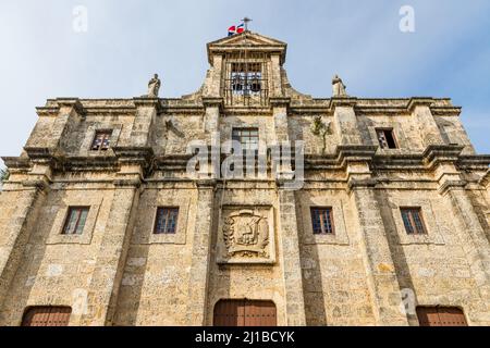 LA CASA DE LOS JESUITAS, QUARTIER COLONIAL CLASSÉ AU PATRIMOINE MONDIAL DE L'UNESCO, SAINT-DOMINGUE, RÉPUBLIQUE DOMINICAINE Banque D'Images