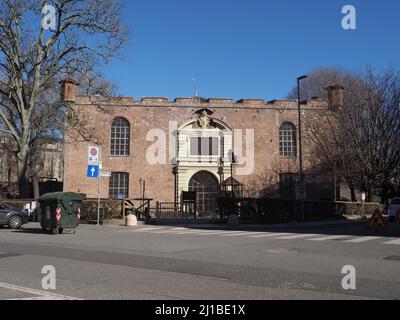 La Cittadella ancienne caserne militaire maintenant Museo Nazionale di Artiglieria (traduction Musée national de l'Artillerie) à Turin, Italie Banque D'Images