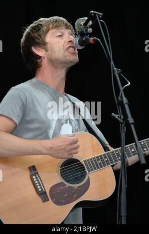 Lee Mavers - The la's, V2005, Hylands Park, Chelmsford, Essex, Royaume-Uni - 20 août 2005 Banque D'Images