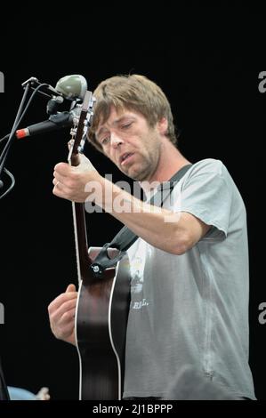 Lee Mavers - The la's, V2005, Hylands Park, Chelmsford, Essex, Royaume-Uni - 20 août 2005 Banque D'Images