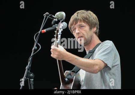 Lee Mavers - The la's, V2005, Hylands Park, Chelmsford, Essex, Royaume-Uni - 20 août 2005 Banque D'Images