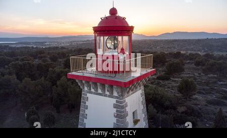 Le phare de Cap Leucate Banque D'Images