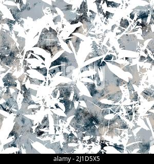 Motif de surface sans couture abstrait bleu marine et blanc sans couture pour l'impression Banque D'Images