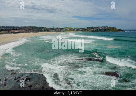 La plage de Bondi à Sydney, Australie Banque D'Images