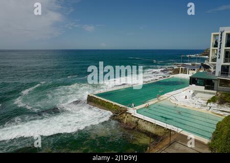 Piscine à l'Iceberg Club sur la plage de Bondi Banque D'Images