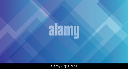 Papier peint bleu abstrait pour un motif moderne en forme de ppt et de bannière Banque D'Images