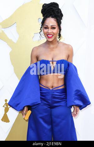 Beverly Hills, États-Unis. 25th mars 2022. BEVERLY HILLS, LOS ANGELES, CALIFORNIE, États-Unis - 24 MARS : Meagan Good arrive au déjeuner-anniversaire annuel des prix ESSENCE Black Women in Hollywood 2022 15th, mettant en valeur « l'univers cinématographique noir » qui s'est tenu à l'hôtel Beverly Wilshire four Seasons le 24 mars 2022 à Beverly Hills, Los Angeles, Californie, États-Unis. (Photo de Xavier Collin/image Press Agency/Sipa USA) crédit: SIPA USA/Alay Live News Banque D'Images