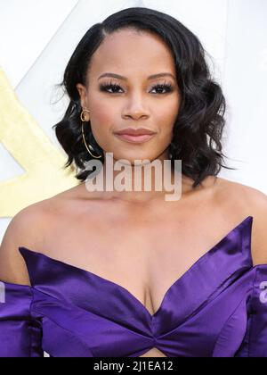 Beverly Hills, États-Unis. 25th mars 2022. BEVERLY HILLS, LOS ANGELES, CALIFORNIE, ÉTATS-UNIS - 24 MARS : Santé Adams (Chante Adams) arrive au déjeuner-anniversaire annuel des prix ESSENCE Black Women in Hollywood 2022 15th, mettant en valeur « l'univers cinématographique noir », qui s'est tenu au Beverly Wilshire four Seasons Hotel le 24 mars 2022 à Beverly Hills, Los Angeles, Californie, États-Unis. (Photo de Xavier Collin/image Press Agency/Sipa USA) crédit: SIPA USA/Alay Live News Banque D'Images