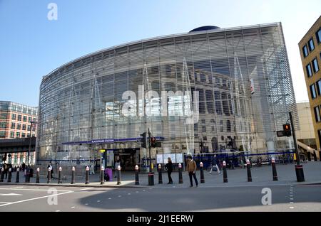 La gare de Blackfriars à Londres Banque D'Images