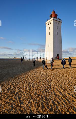 Le phare de Rubjerg Knude Rubjerg Knude (ARY) ; Danemark Banque D'Images