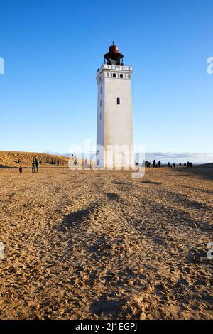 Le phare de Rubjerg Knude Rubjerg Knude (ARY) ; Danemark Banque D'Images