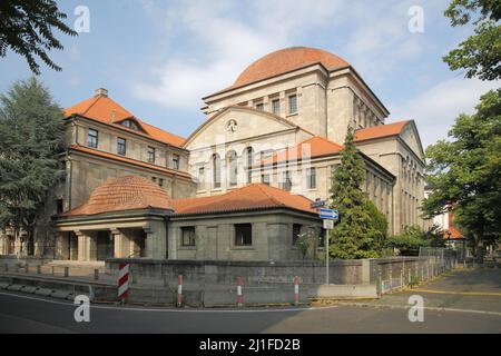 Synagogue classique juive de Westend à Francfort, Hesse, Allemagne Banque D'Images