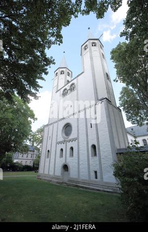 Neuwerkkirche romantique à Goslar, Basse-Saxe, Allemagne Banque D'Images