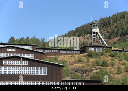 La mine UNESCO de Rammelsberg à Goslar, Basse-Saxe, Allemagne Banque D'Images