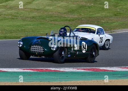 Rick Willmott, Jaguar XK140 Gomm Special, Equipe Pre ’63 et ‘50s, Sports et GT cars, une course de 40 minutes, deux pilotes étant en option, mais avec un compul Banque D'Images