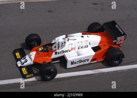 Mauro Baldi (ITA) Alfa Romeo 183T Banque D'Images