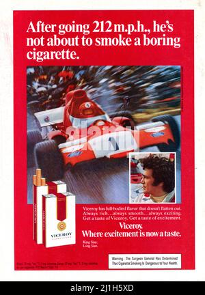 Vintage 25 Mars 1974 'ports Illustrated' Magazine publicité, Etats-Unis Banque D'Images