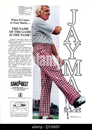 Vintage 25 Mars 1974 'ports Illustrated' Magazine publicité, Etats-Unis Banque D'Images