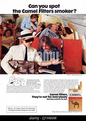 Vintage 25 Mars 1974 'ports Illustrated' Magazine publicité, Etats-Unis Banque D'Images