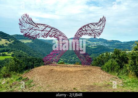 Horizons arts et natures dans Sancy 2021. Je crois que je peux faire du travail de vol par Gleb Dusavitskiy, Puy de Dome, Auvergne Rhone Alpes, France Banque D'Images