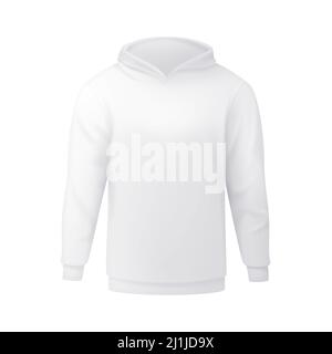 Pull à capuche vectoriel en maille à dégradé. Couleur modifiable Illustration de Vecteur