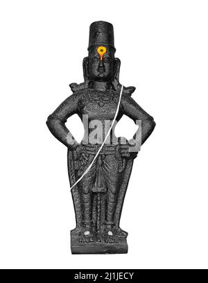 Pandharpur, Inde 27 février 2022, statue de Dieu et déesse Vitthal à Pandharpur quartier de Solapur Maharashtra. Banque D'Images