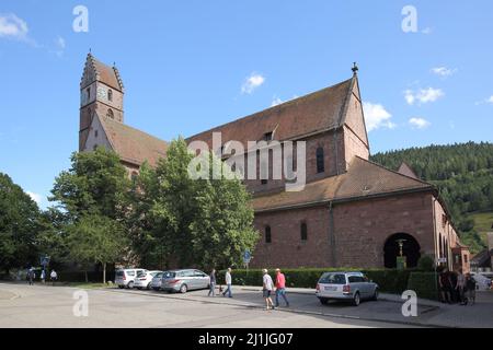 Église romane de monastère à Alpirsbach, Bade-Wurtemberg, Allemagne Banque D'Images