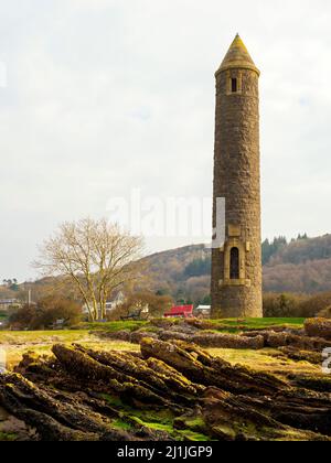 Le Pencil Monument à Largs dans Ayrshire, en Écosse Banque D'Images