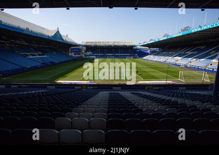 Sheffield, Royaume-Uni. 26th mars 2022. Vue générale de l'intérieur du Hillsborough Stadium, Home Stadium of Sheffield mercredi à Sheffield, Royaume-Uni, le 3/26/2022. (Photo par Ben Early/News Images/Sipa USA) crédit: SIPA USA/Alay Live News Banque D'Images