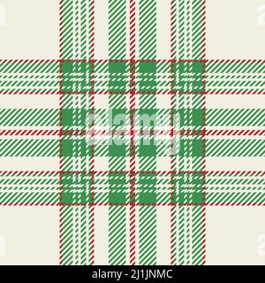 Motif à carreaux vert.Texture du tissu sans couture.Imprimé textile tartan. Illustration de Vecteur