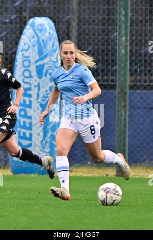 Rome, Italie. 26th mars 2022. Rachel Cuschieri (SS Lazio Women) lors du championnat italien de football League A Women 2021/2022 match entre SS Lazio Women contre Empoli Ladies au stade Mirko Fersini Formello (RM) le 26 mars 2022. Crédit : Agence photo indépendante/Alamy Live News Banque D'Images