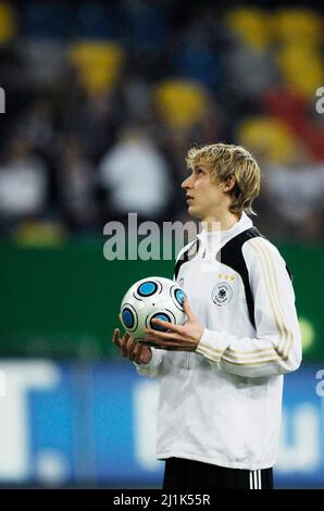 Düsseldorf Allemagne 11.02.2009, football: International friendly, Allemagne (GER) contre Norvège (NOR) 0:1 — Stefan KIESSLING (GER) Banque D'Images