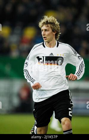 Düsseldorf Allemagne 11.02.2009, football: International friendly, Allemagne (GER) contre Norvège (NOR) 0:1 — Stefan KIESSLING (GER) Banque D'Images