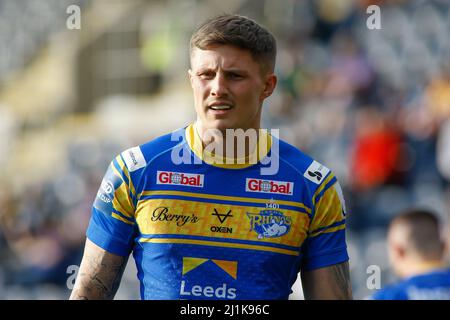 Leeds, Royaume-Uni. 26th mars 2022. Headingley Stadium, Leeds, West Yorkshire, 26 mars 2022. Betfred Challenge Cup Leeds Rhinos et Castleford Tigers. Liam Sutcliffe de Leeds Rhinos crédit: Touchlinepics/Alay Live News Banque D'Images