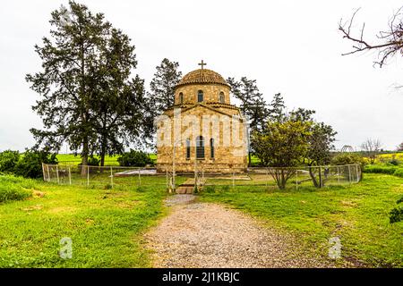 Église funéraire de Saint Barnabas à Tuzla, République turque de Chypre-Nord (TRNC) Banque D'Images