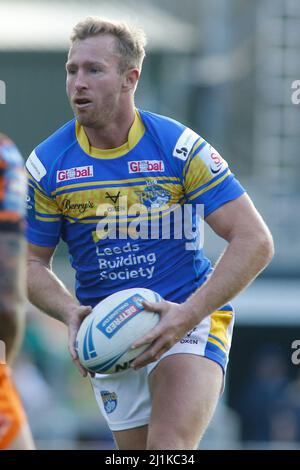 Leeds, Royaume-Uni. 26th mars 2022. Headingley Stadium, Leeds, West Yorkshire, 26 mars 2022. Betfred Challenge Cup Leeds Rhinos et Castleford Tigers. Matt Prior de Leeds Rhinos crédit: Touchlinepics/Alay Live News Banque D'Images