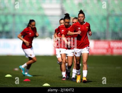 Sassuolo, Europe. 25th mars 2022. ELISA Bartoli (13 COMME Roma) en action pendant la série Un jeu Femminile entre Sassuolo et Roma au Stadio Enzo Ricci à Sassuolo, Italie Michele Finessi/SPP crédit: SPP Sport Press photo. /Alamy Live News Banque D'Images