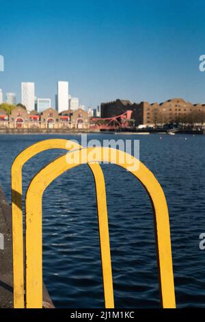 Bassin de Shadwell, est de londres, angleterre Banque D'Images