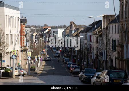 Market Street, comté d'Omagh Tyrone Irlande du Nord Banque D'Images