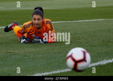 28 novembre 2019-Yongin, Corée du Sud-Jiangsu Suning Dames football Club of China joueurs et Melbourne victoire des joueurs australiens jouent lors d'un tournoi pilote FIFA/AFC de championnat de club de femmes 2019 au Yongin Citizens Park à Yongin, Corée du Sud. Résultat de la comparaison par 1-1, identique. Banque D'Images