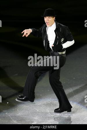 14 déc 2008-Goyang, Corée du Sud-Thomas Verner de Tchécoslovaquie se produit lors du gala de l'exposition finale 2008/2009 du Grand Prix de patinage artistique de l'UIP à Goyang près de Séoul le 14 décembre 2008. Banque D'Images